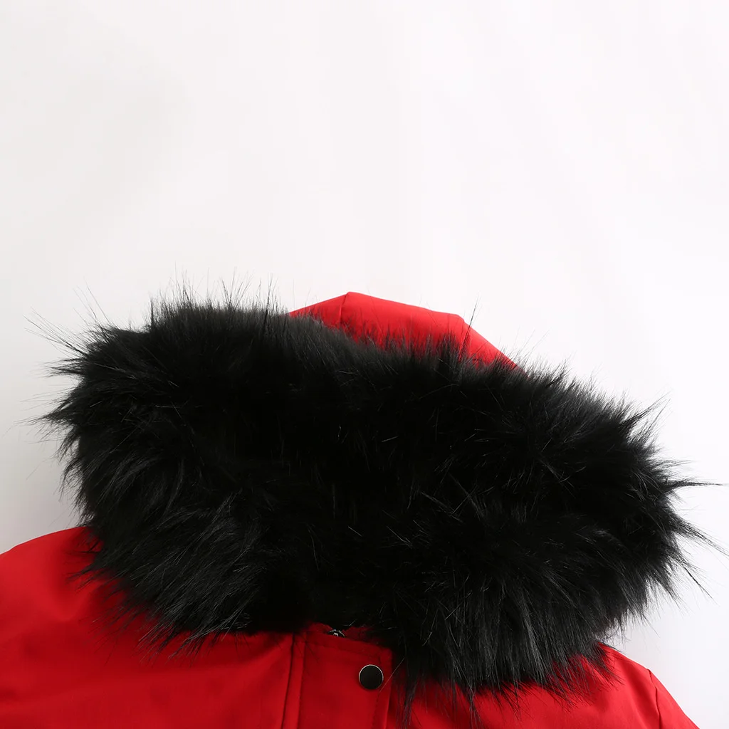 New Plus Size Winter Clothes Women's Hooded Faux Fur Jacket Thick Warm Plus Velvet Outwear 2024 Parkas Female Padded Coats