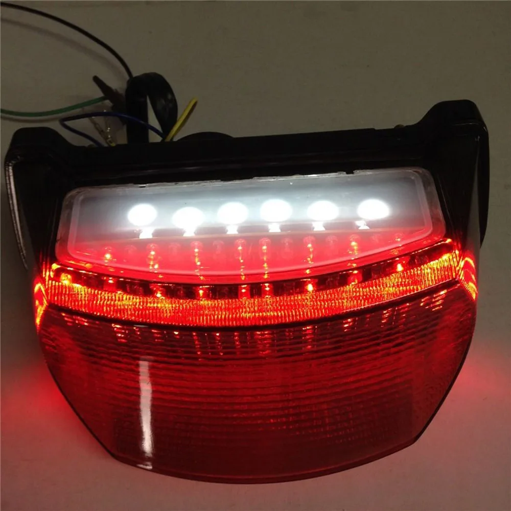 Smoke LED Tail Brake Turn Signal Light Fit For Kawasaki Ninja ZX7R ZX750 ZX7RR 1996-2003 view 5