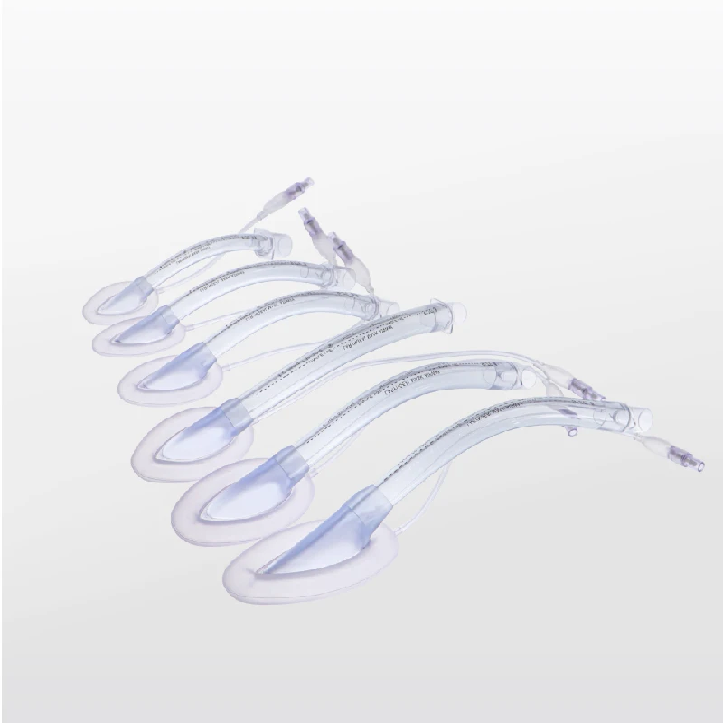 Canack 1Pc/6Pcs Wegwerp Pvc Larynx Masker Luchtweg Size 1.5 \ 2.0 \ 2.5 \ 3.0 \ 4.0 \ 5.0 Nieuwe