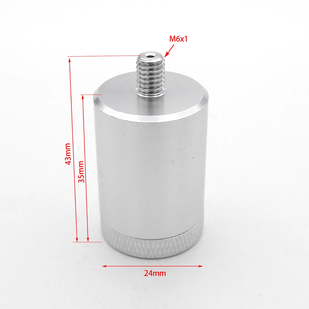 RC Boat Aluminum Alloy Oil Cup M6 24mm*35mm Lubricant Container for Gasoline Boat T Bar Flexible Cable shaft Oiler