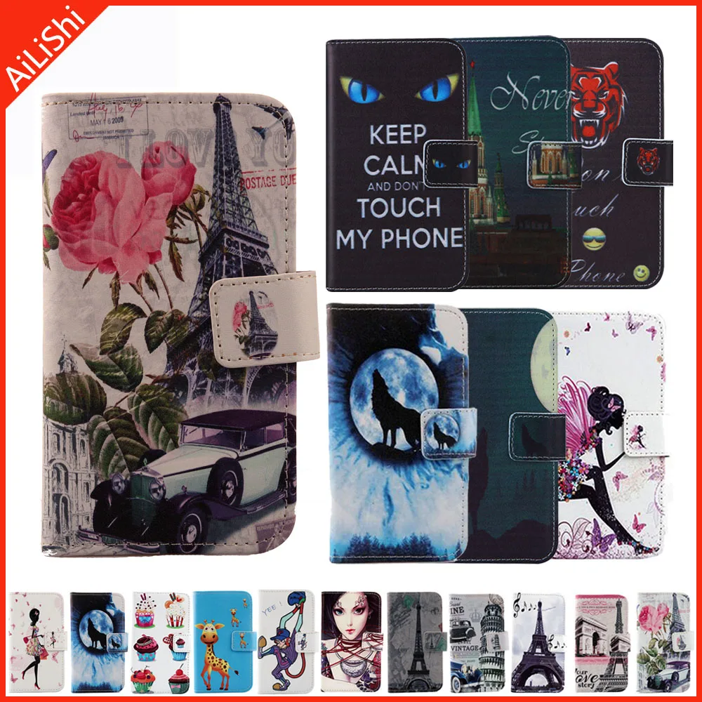 Fundas Flip Book Protect Leather Cover Shell Wallet Etui Skin Case For Digma HIT Q401 Q400 Q500 VOX E502 S508 S502 S507 3G 4G