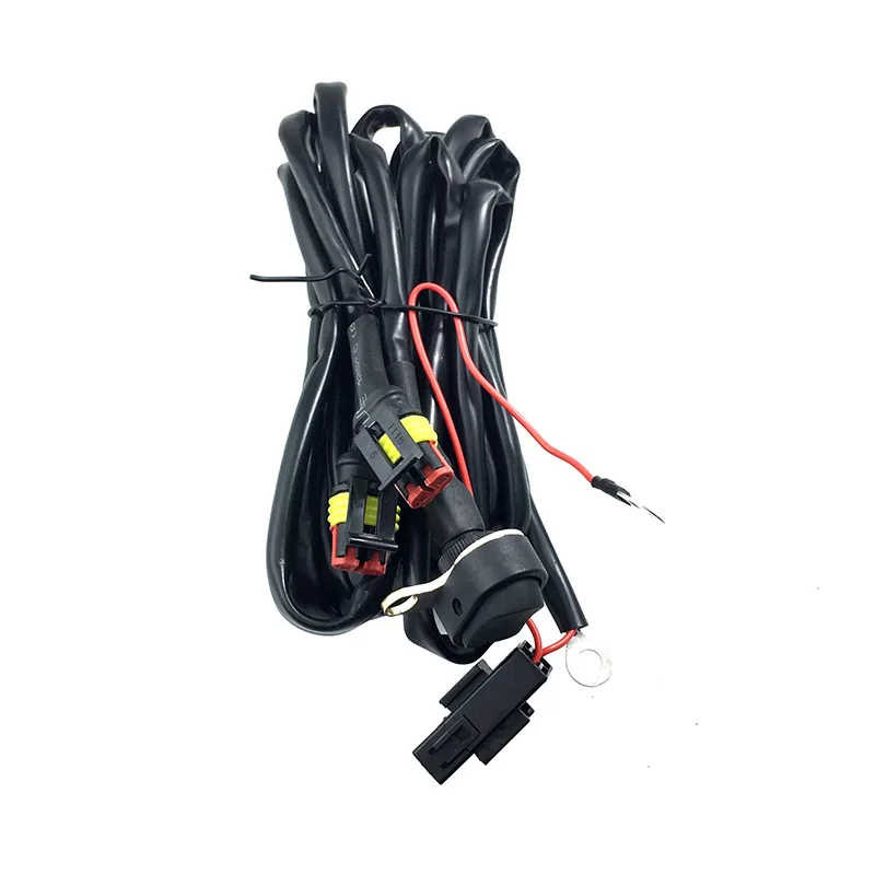 Motorcycles LED Fog Light Wiring Harness Relay Wiring with Resistor for BMW R1200 GS /ADV F800GS Motorcycle Fog Passing Light