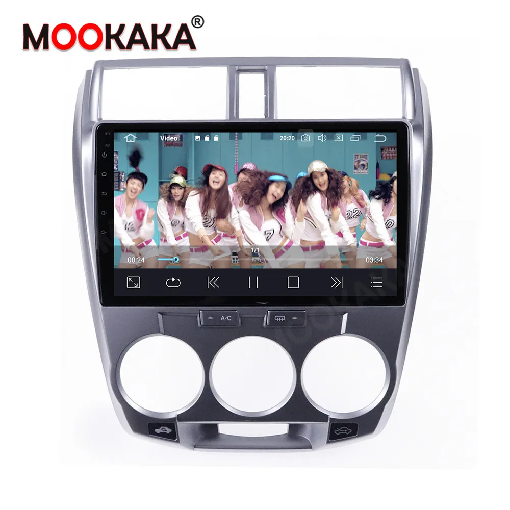 For Honda City 2008 2009 2010 2011 2012 2013 GPS Navigation Auto Radio Stereo Multimedia Auto Player HeadUnit 64GB CARPLAY