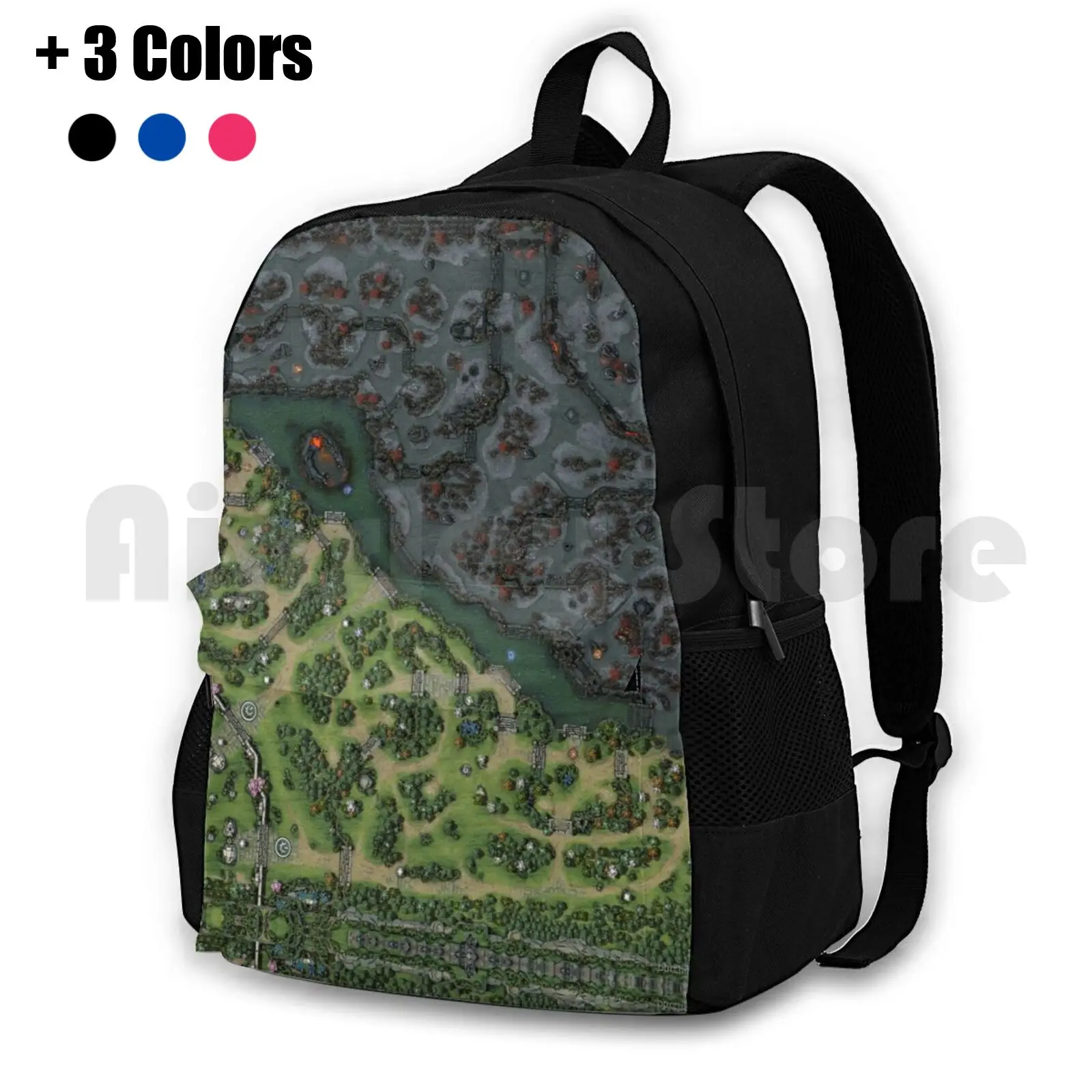 2 Reborn 7.06 Hd Map Outdoor Hiking Backpack Waterproof Camping Travel Map Defense Of The Ancients Gaming Reborn Moba Valve