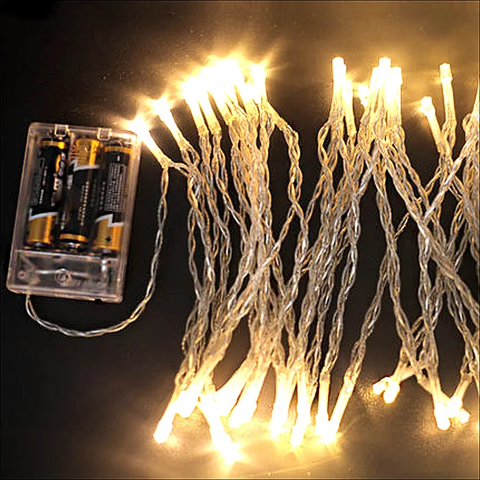 50/70/100 led USB/Battery Operated copper wire String Lights Christmas starry Fairy Lights for Garland/Party/Wedding Decoration