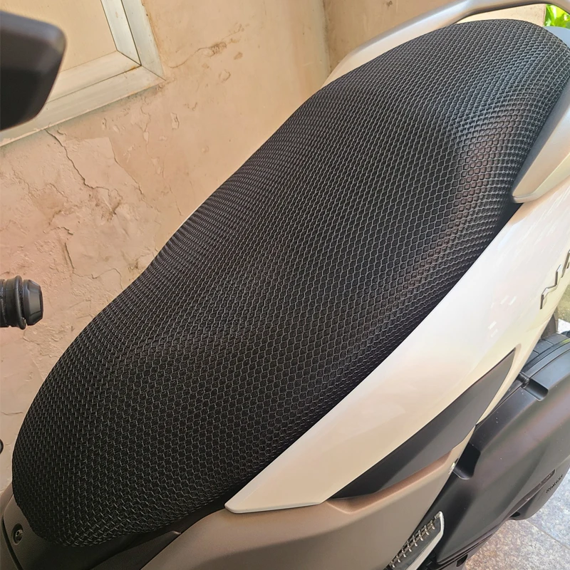 Seat Cushion Cover For Yamaha NMAX 155 NMAX125 NMAX155 N-MAX 125 Motorcycle Accessories Mesh Fabric Breathable Saddle Grid Pad