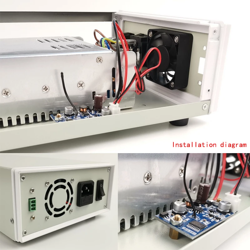 DC 6-70V Lüfter Intelligentes Temperaturregelungsmodul Chassis-Kühlung Motorgeschwindigkeitsregler für Computer PC – Detail 4