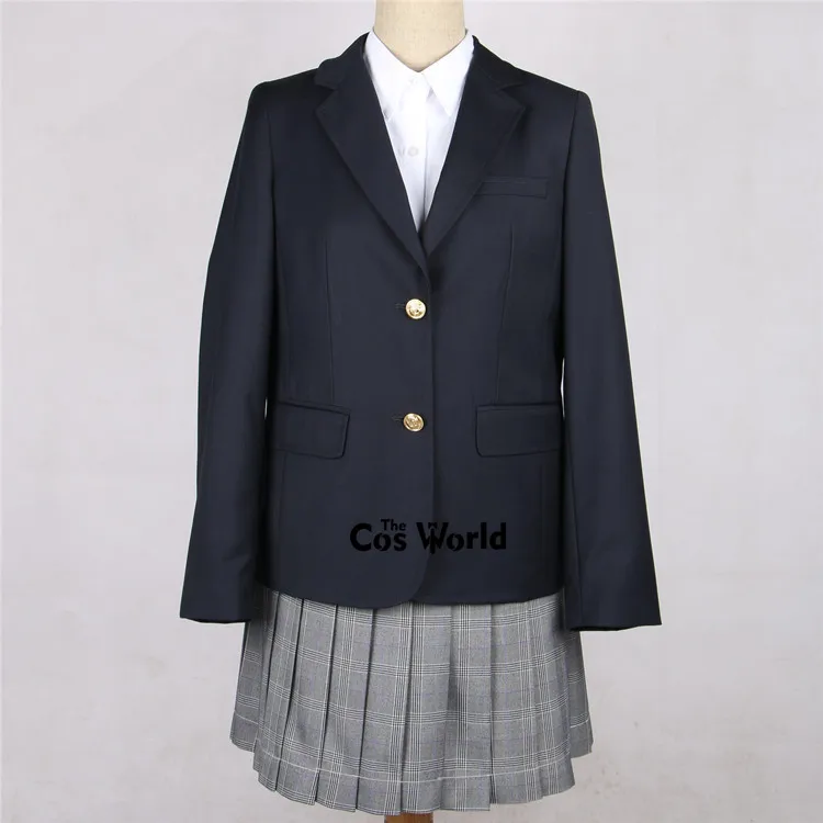 Chaqueta de manga larga para mujer, trajes de Color sólido, abrigos, ropa de exterior para uniforme escolar JK, ropa para estudiantes, primavera y otoño