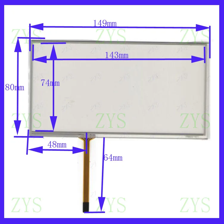 

149*80 this is compatibleTouch Screen CD/DVD Touch Digitizer Screen Glass Panel 149*80mm