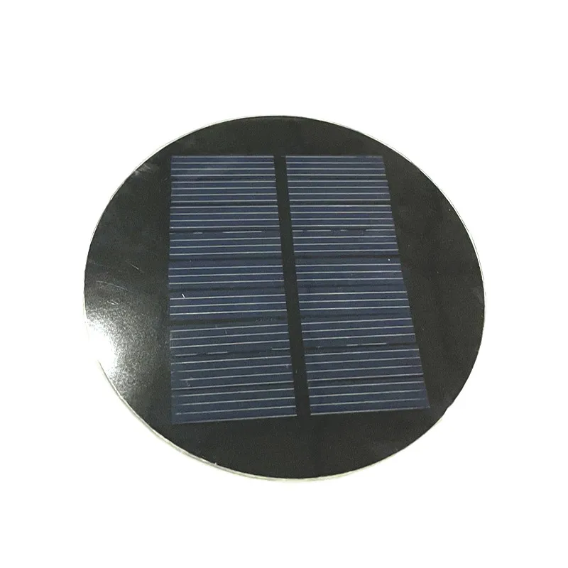 Mini Circular PET Poly Solar Panel 4.5V 100MA for DIY Toy/Solar Lawn Light Sensor Lights/ Solar Flashlight