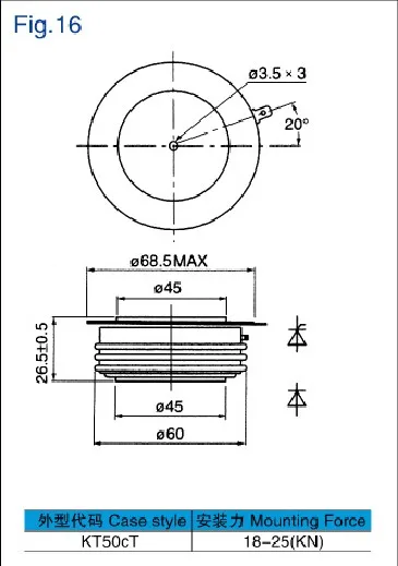 KP800A1600V KP800A KP800A-16 Triac Modul