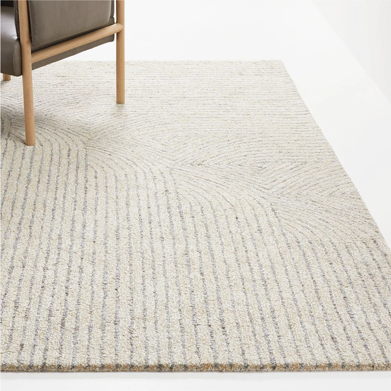 Nordic Shaggy Soft Living Room Carpet Sofa Coffee Table Anti-skid Floor Mat Home Fluffy Bedside Rug Bedroom Carpet Modern Large