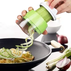 Vegetable Fruit Grater Spiral Blade Cutter Vegetable Fruit Spiral Slicer Salad Tool Adjustable Grater Coil Slicer Kitchen Tools