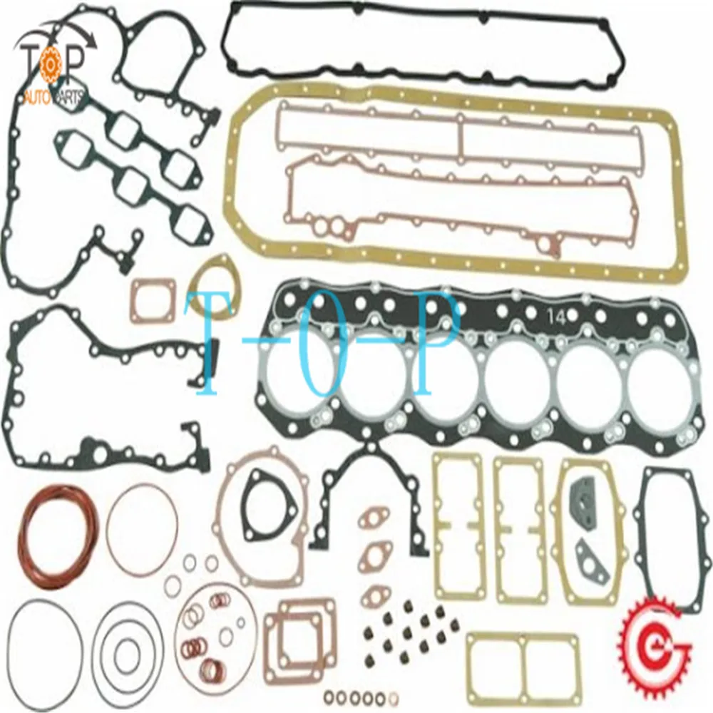 

6D14 6D14T 6D14-2AT Engine Full Gasket Set Kit ME038219 ME999902 For Mitsubishi KATO HD800 6D14 ME071232