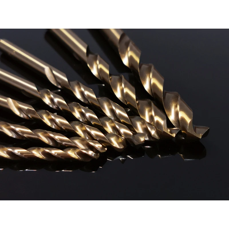 9 rozmiary 1Pc 9.0-13MM HSS CO/M35 wiertło spiralne ze stali nierdzewnej Hole Cutter cała ziemia Metal rozwiertak narzędzia narzędzia ręczne DIY Kit