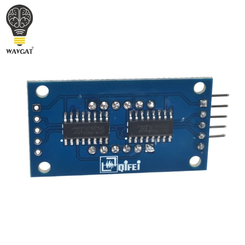 4 bity cyfrowy w kształcie tuby moduł wyświetlacza LED cztery szeregowe dla sterownika Arduino 595 — zdjęcie 5