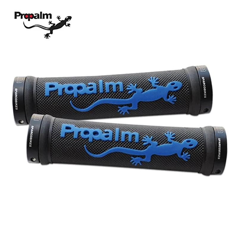 Propalm Mountain Road manopole per biciclette maniglie dritte gomma alluminio doppio lato Lock-on manopole per bici coperture attrezzature per