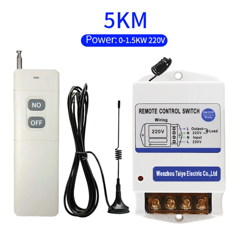 220V 380V Water Pump Wireless Industrial Remote Control Switch Intelligent High power household Wireless Electrical Switches