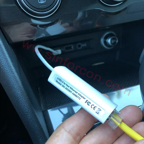 Imagen 2 del producto AX88772 USB RJ45 LAN VW Flok Golfmk Passat Mikrotik MIB2 sistema multimedia Flash/Cable de actualización DLink DUB E100 USB Ethernet Dongle