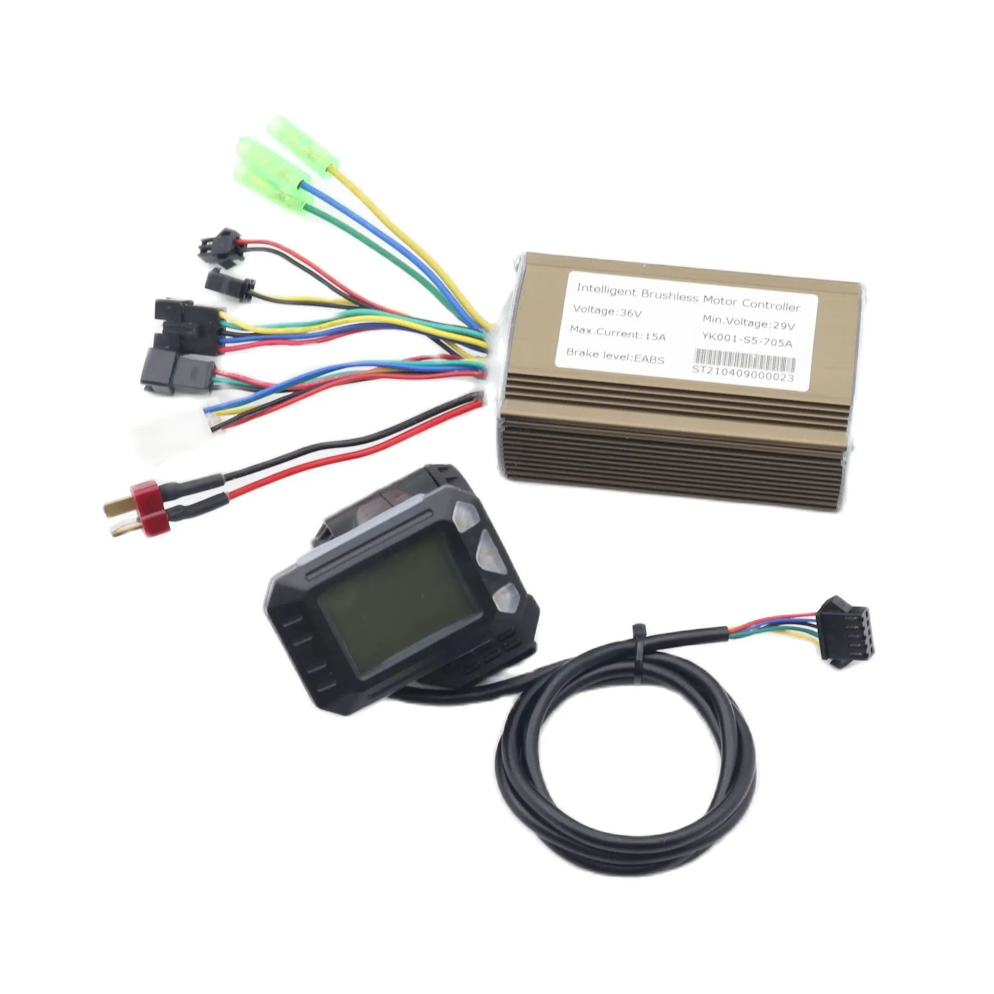 24V-48V/36V-60V 350W Electric Bicycle Controller with LCD Display Panel E-bike Electric E Bike Scooter Brushless Controller Part