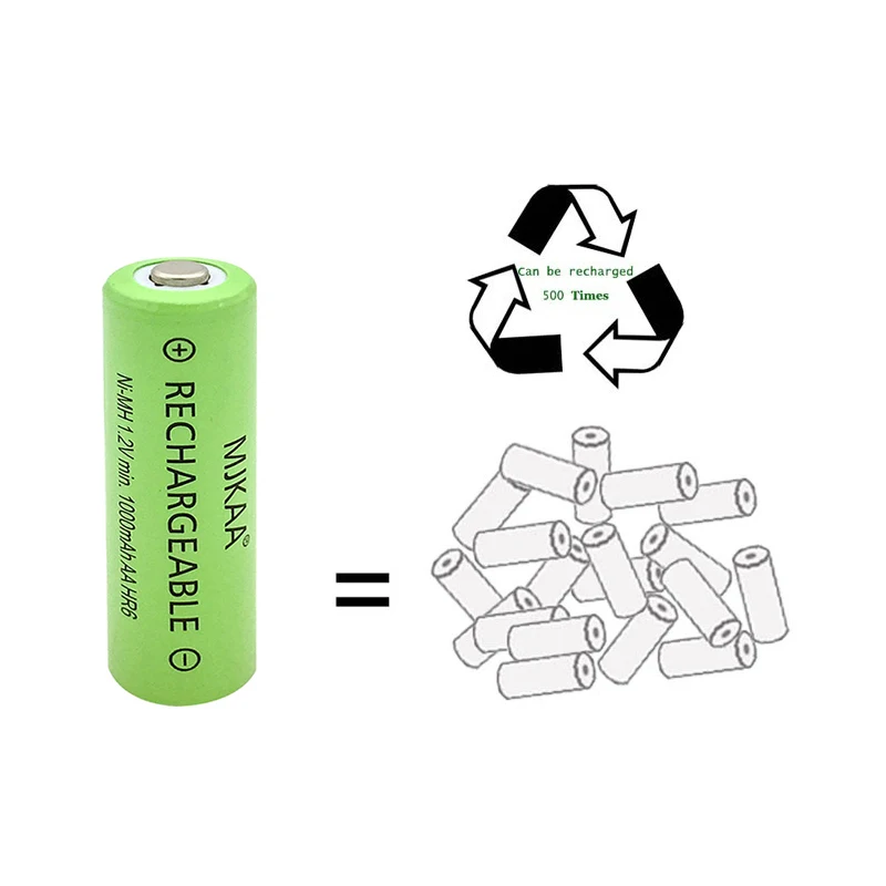 おもちゃ用ni-mhバッテリー,電気自動車用リモコン,aa 1000mah 1.2v,12個,工場価格