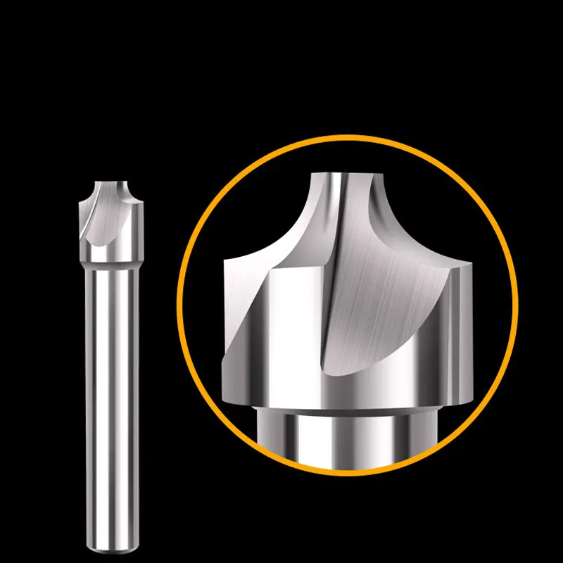 HSS Corner Rounding End Mill เครื่องตัดวงกลม R1 R2 R3 R4 R5 R20 อุตสาหกรรมเครื่องตัดเครื่องมือ Formed Radius เครื่องตัด