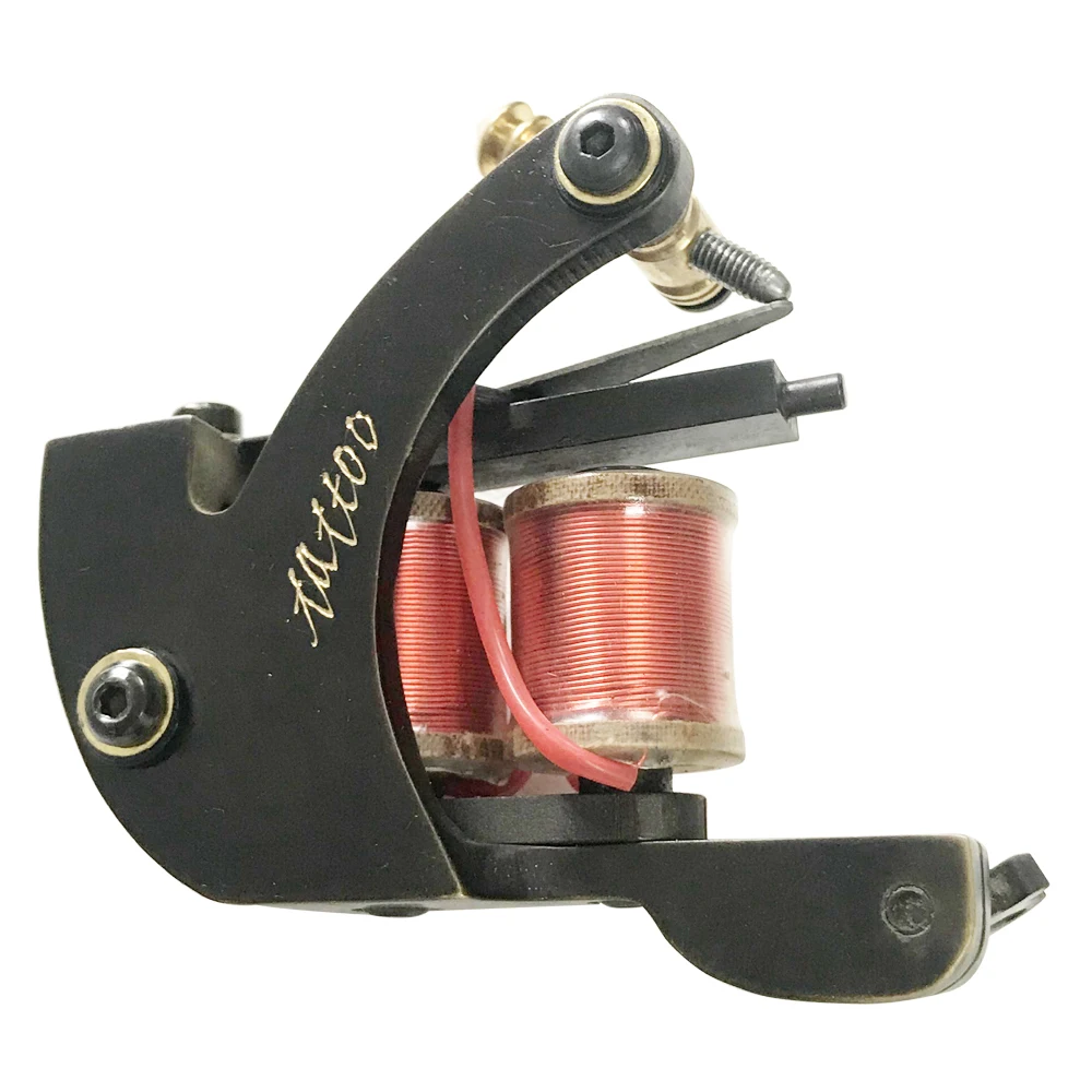 Handmade 10 Warps Coil Tattoo Machine Shader Iron Cast Customs Tattoo Machine Coil