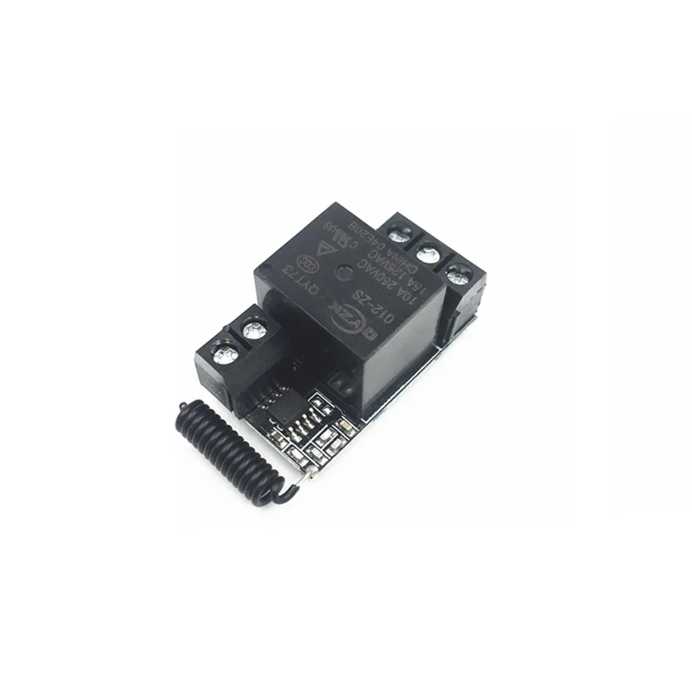 Taidacent 12V 8A Relay 1 CH RF Wireless Remote Motor Control Switch 433.92Mhz Smart RF Relay Module Board Remote Control Switch