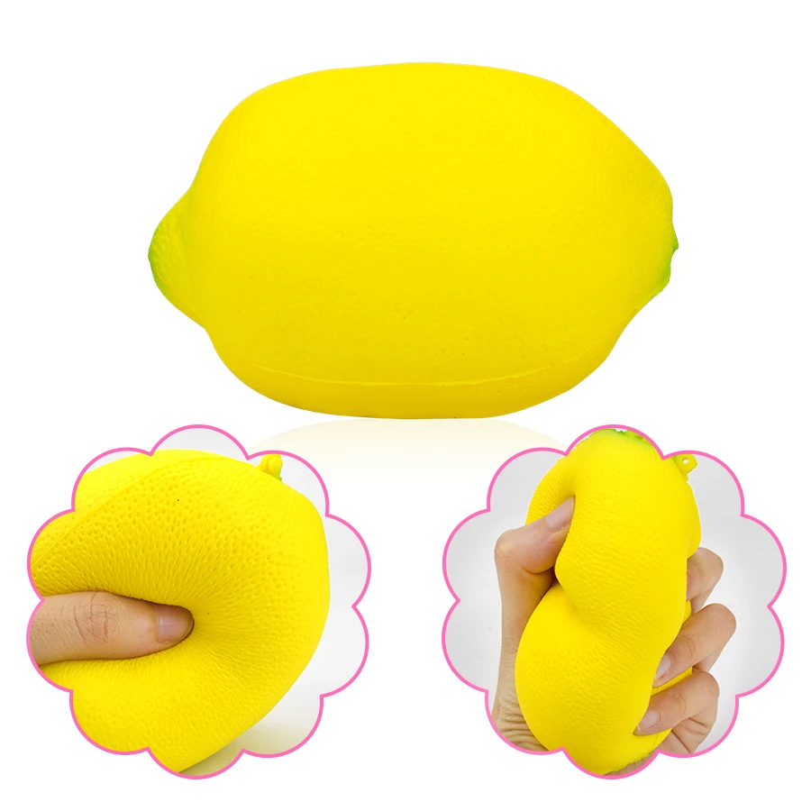 Lemon Squishy Toy Funny Anti Stress Slow Rising Squishies Educational Toys Squishies Squeeze Antistress Home Party Decor for Kid