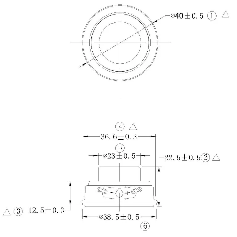 1Pcs 40mm mini speaker Full Range Speaker 1.5inch 5W 4ohm HiFi Speakers loudspeakers parts DIY protable speaers