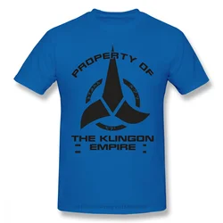 Discovery Property Of Klingon Empire Cloth Oversize T-Shirt Stars Treke Science FictionTV Series Tops For Men Fashion Streetwear