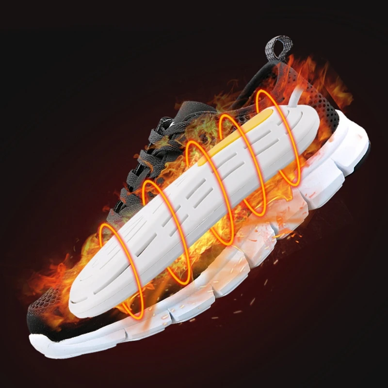 ฤดูหนาวที่อบอุ่นรองเท้าไฟฟ้าเครื่องเป่าผมแบบพกพา Race Car Shape ชั้นวางรองเท้าบูตเครื่องทำความร้อน U1JE