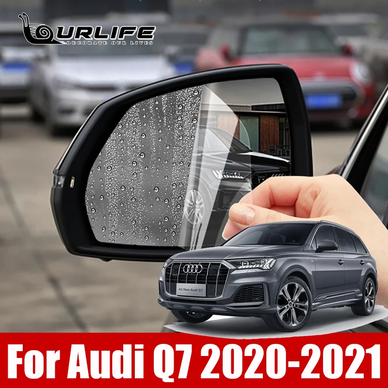 

For AUDI Q7 2020 2021 Full Cover Anti Fog Film Rearview Mirror Accessories Waterproof Rainproof Car Sticker Accessories