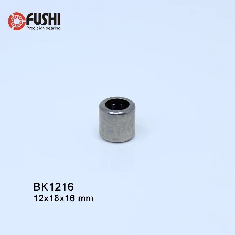 BK1216 Needle Bearings 12*18*16 mm ( 5 Pcs ) Drawn Cup Needle Roller Bearing BK121816 Caged Closed ONE End