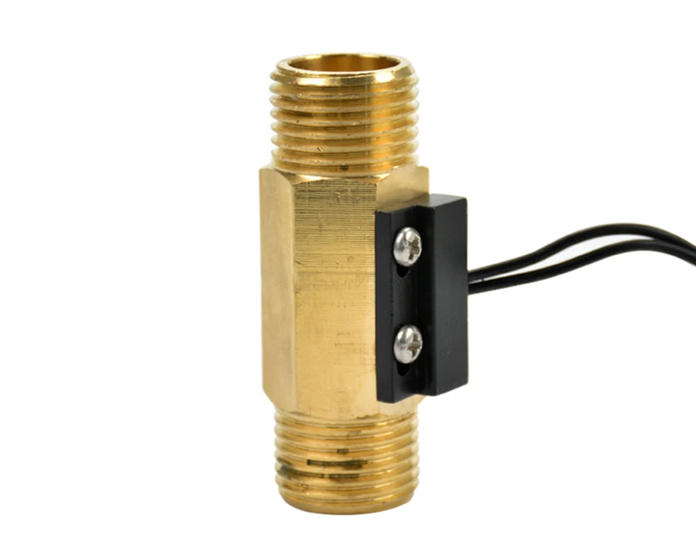 USM-FS21TA Flow Sensor Switch Reed Switch Brass Magnetic Sensor Switch 1.5-12L/min 250V DC 70W 2 wire Saier Sensor iSentrol