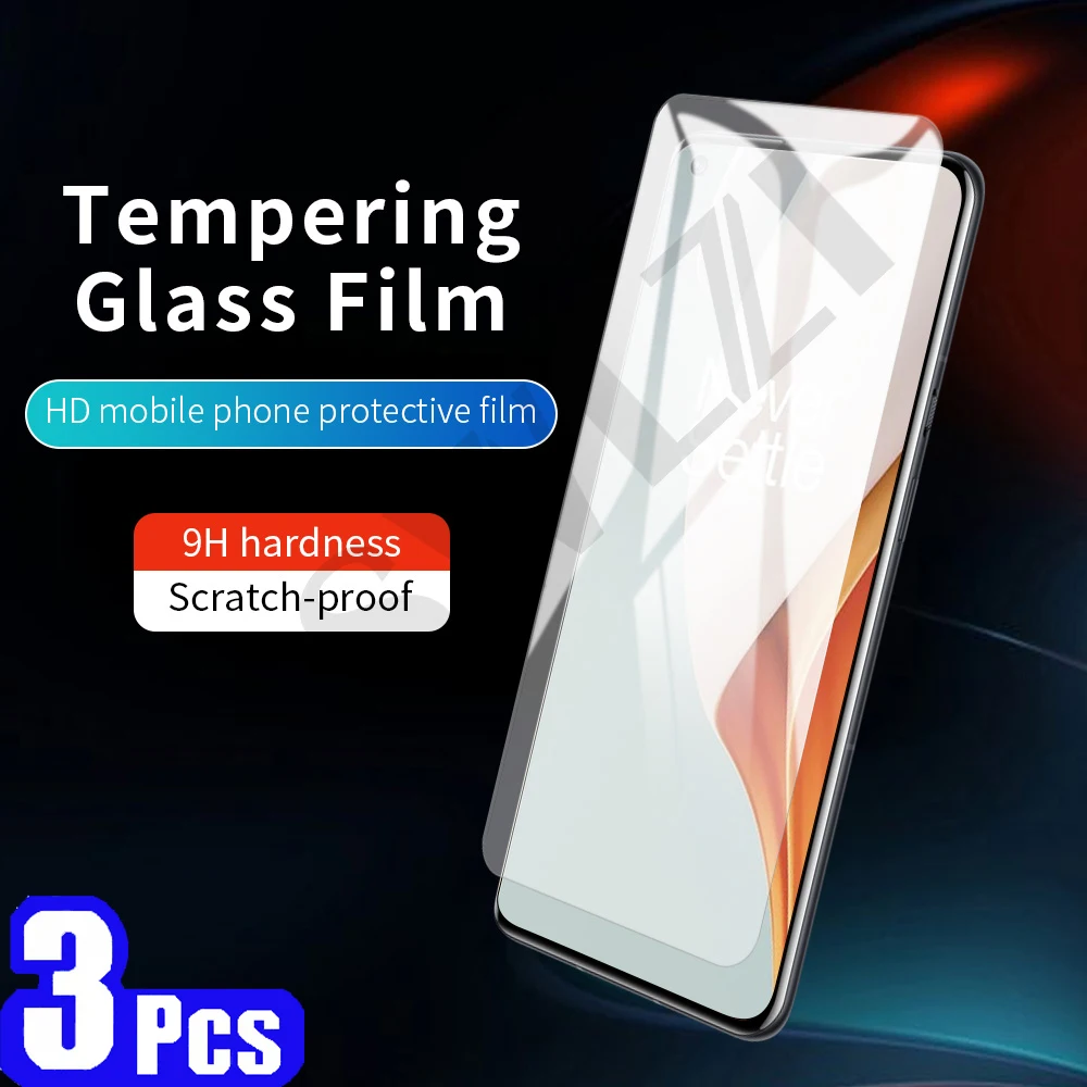 

3/5Pcs HD tempered glass for oneplus 9 pro 9R 9E 8 8T plus 7 7T Nord N100 N10 6 6T screen protector Glass phone protective film