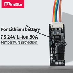 7s bms 50a 36v lipo dla 3.6v 3.7v zabezpieczenie przed temperaturą akumulatora zabezpieczenie przed rozładowaniem bateria litowa pcm