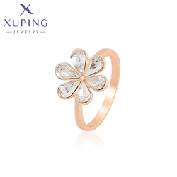 Xuping Jewelry New Arrival Flower Shaped Crystals Ring of Simple Fashion  Style for Women A00506152