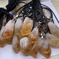 Natural Brazilian Rough Citrine Mini Crystal Point Reiki Healing Crystals Lucky Gemstone DIY Decorations