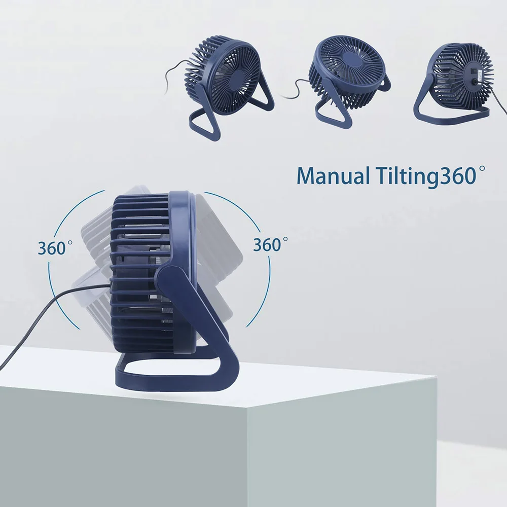 USB Nhỏ Quạt Bàn Di Động Hoạt Động Yên Tĩnh Để Bàn Không Khí Làm Mát 360 ° Cá Nhân Bàn Cho Văn Phòng Nhà Phòng Ngủ Mini người Hâm Mộ