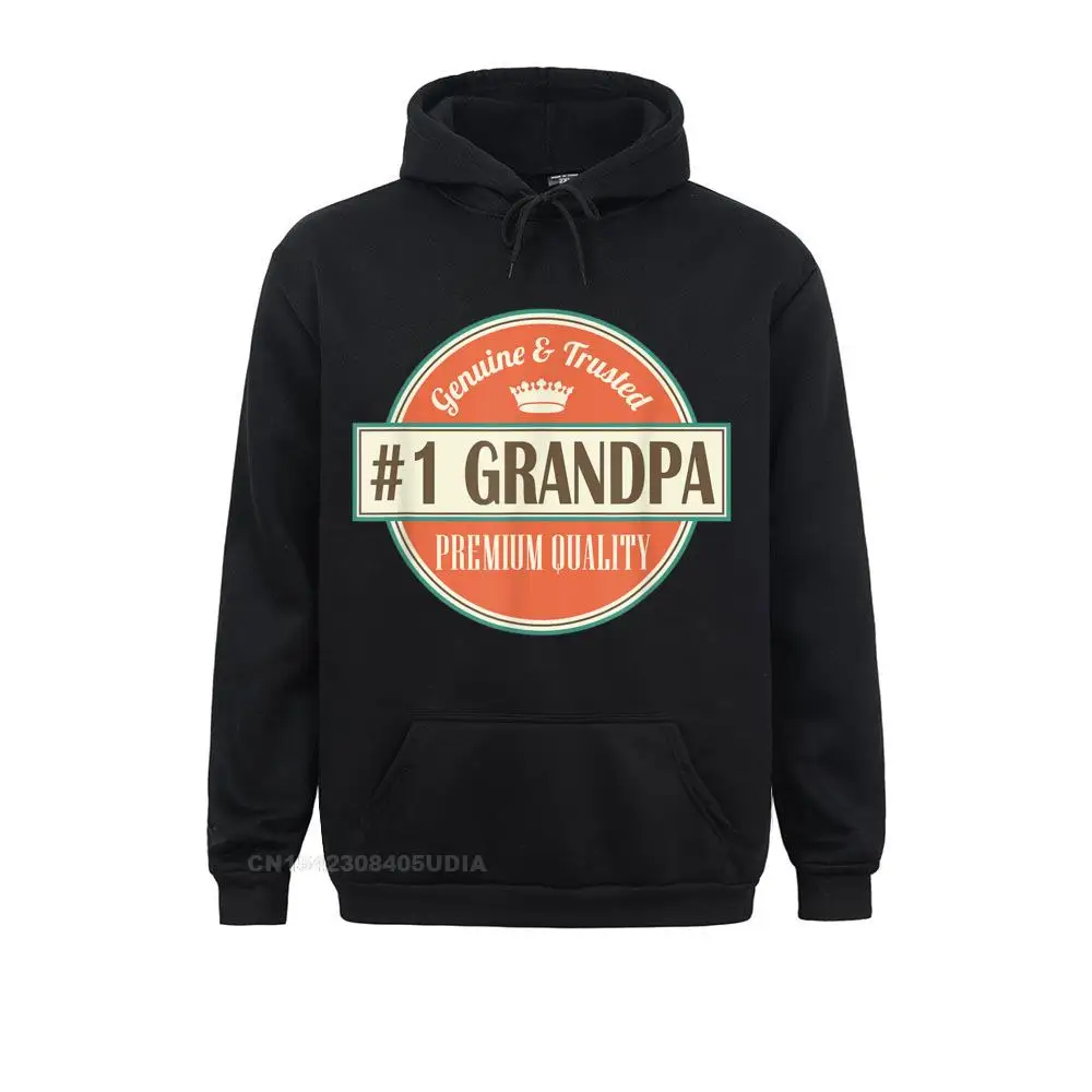 Mens Number 1 Grandpa Hoodie #1 Grandfather Fathers Day Gift Sweatshirts Custom Hoodies Long Sleeve Hot Sale Sportswears Man