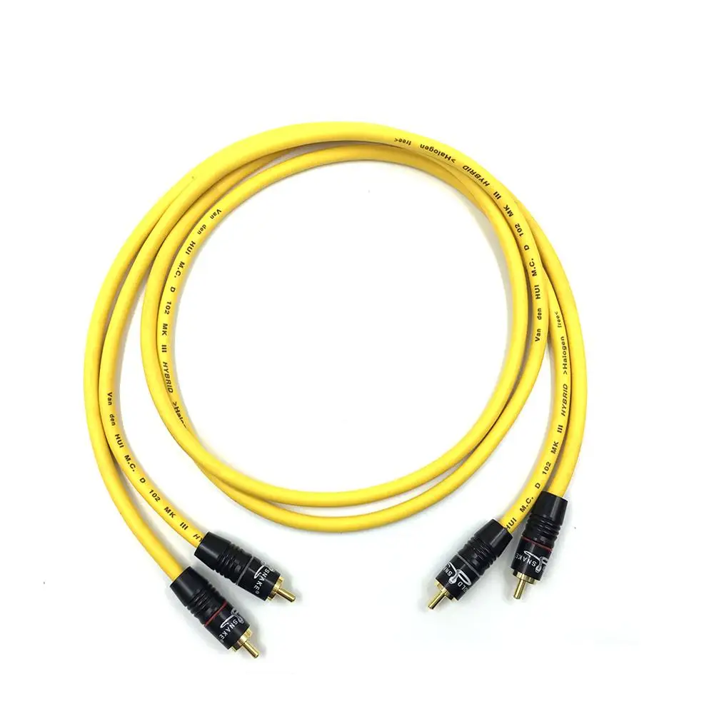 زوج فان دن هول M C D102 MKIII الهجين التناظرية يربط كابل RCA لمنتج لعب الأقراص المضغوطة hifi CD مكبر للصوت أمبير Vinshle