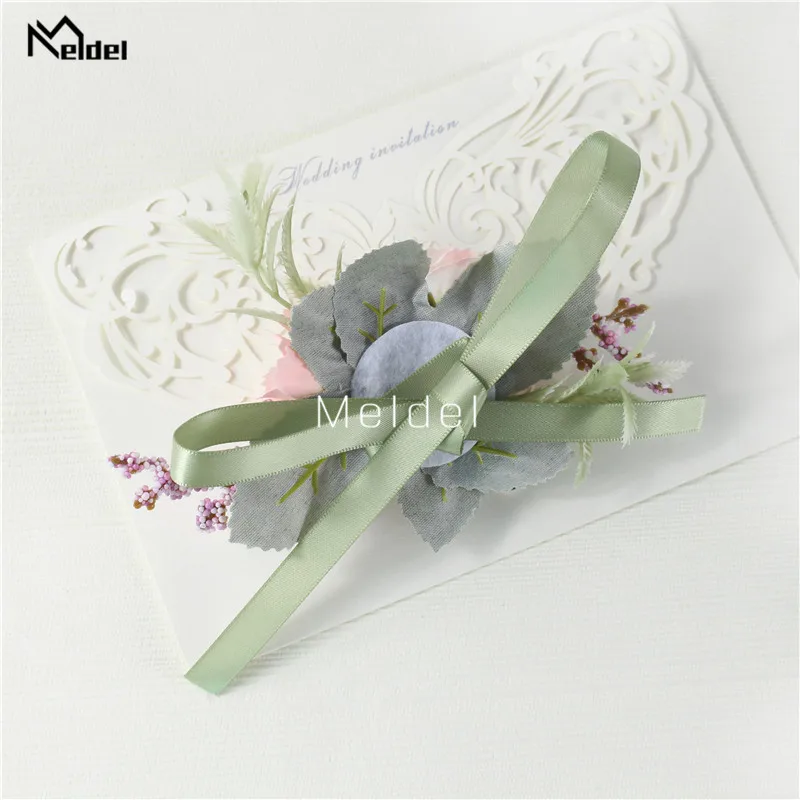 Meldel-Corsage de pulso para casamento, boutonniere masculino, pulseira, alfinetes do noivo, flor de corsage de pulso, rosa vermelha seda