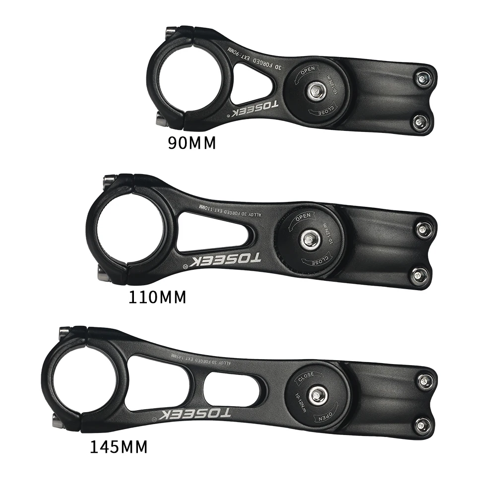 Bicycle Handlebar Stem Adjustable-85 To 85 Degree Length 90/110/145mm Handlebar 25.4/31.8mm Stem For XC Mountain Road City Bike