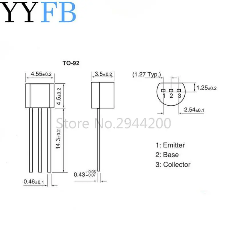 New 2SA564 TO-92 PNP Power Transistor 564