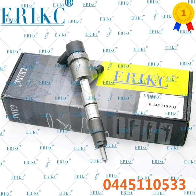 

ERIKC 0445110533 Common Rail Injector Assembly 0 445 110 533 Auto Spare Parts 0445 110 533 for Bosch Changchai 4B28 Yise-C441