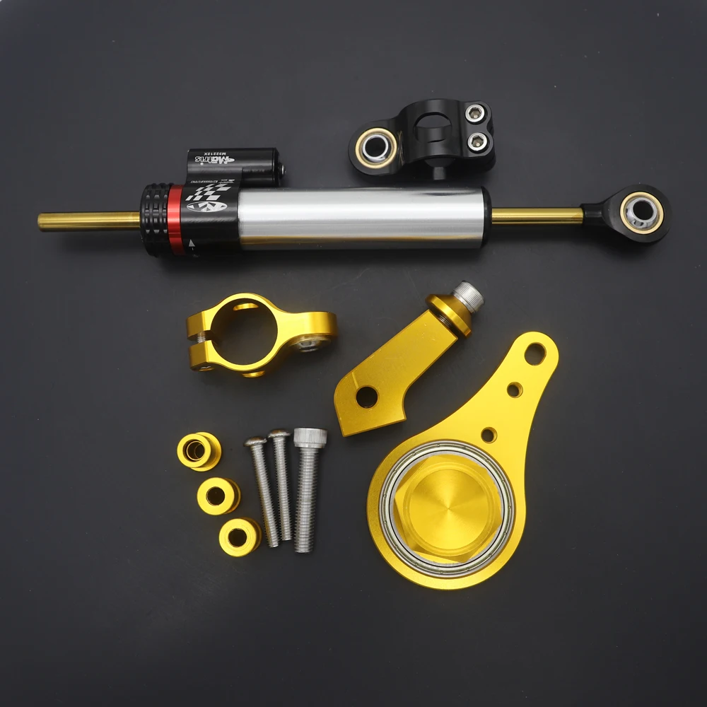 Artudatech Motorfiets Stuurdemper Stabilizer met Beugel Ondersteuning Voor Kawasaki ZX6R 636 2005 2006 Accessoires - afbeelding 1
