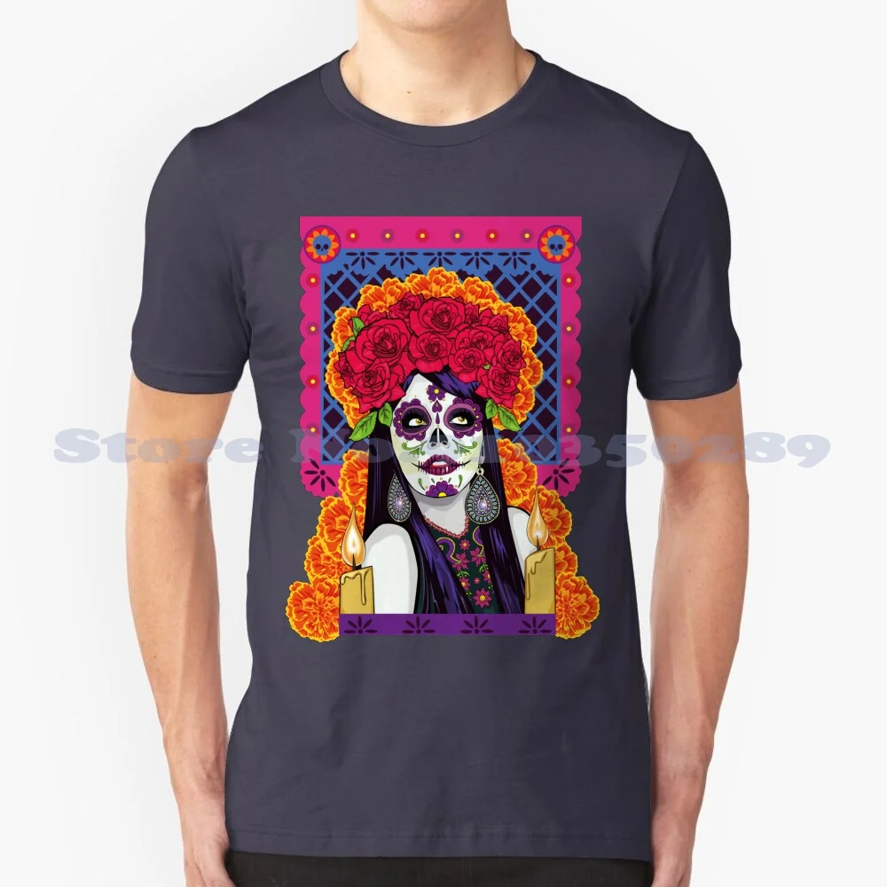 Day Of The Dead 100% Cotton T-Shirt Day Of The Dead Le Jour Des Morts By D?Des Dag E T? Vdekurve Tag Der Toten Day Two Mortos