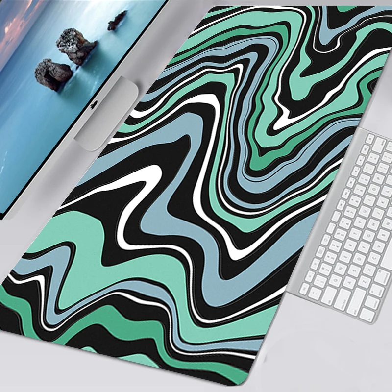 

Cool Marble Art Liquid Strata 40x90 Anime XXL Mousepad Alfombrilla Gaming Accessories Non-slip Mouse Pad Gamer Tapis De Souris