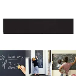 45x200cm çıkarılabilir kara tahta Blackboard duvar Sticker yazma çizim ev çıkartması